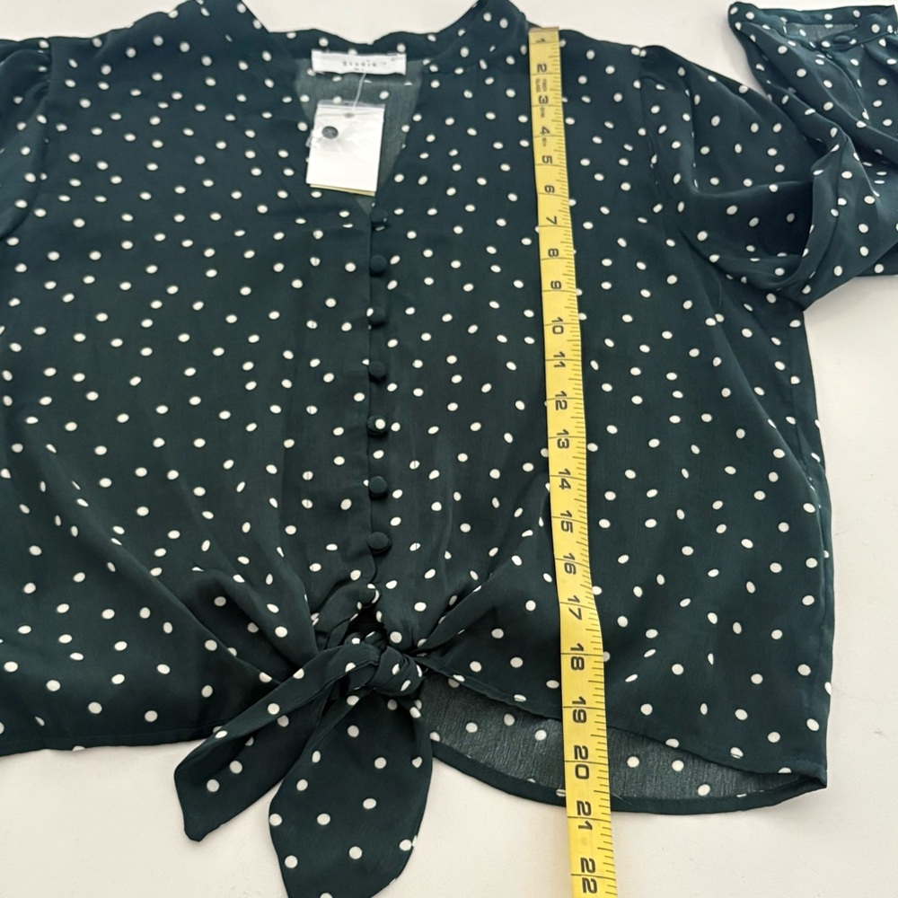 NWT Elodie Polka Dot Blouse - Picture 10 of 10